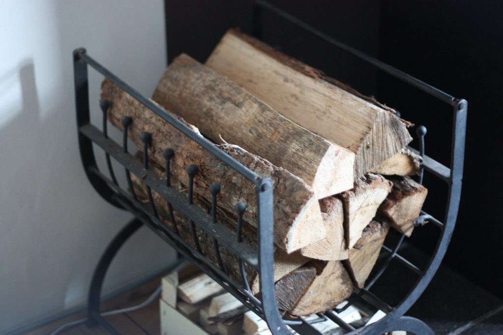 Porte buches intérieur