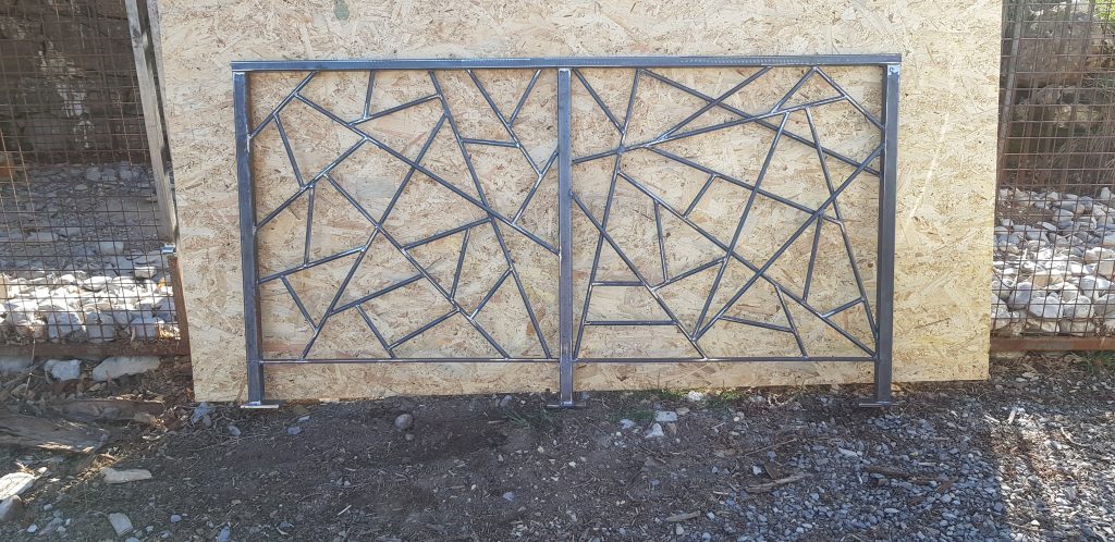 Garde-corps original en fer forgé