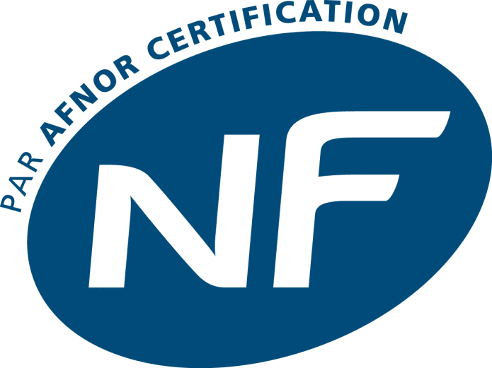 Logo de la certification NF de AFNOR certification
